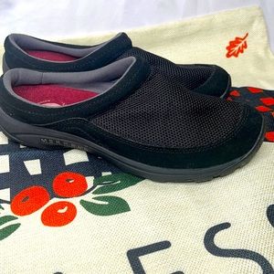 Merrill Air Cushion Slip On Womans 7.5 Black